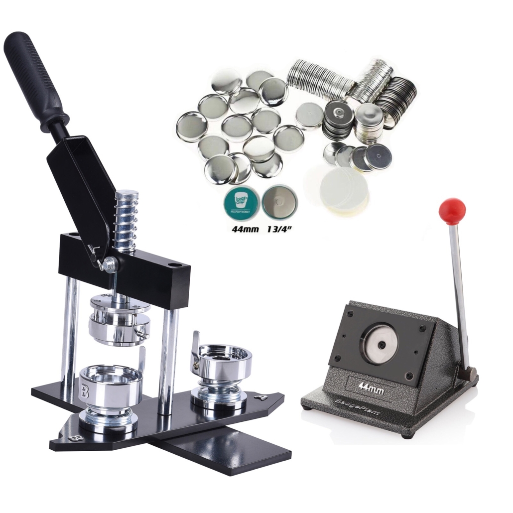 4 Inch Button Cutter 44mm round button making machine kit on hot sale